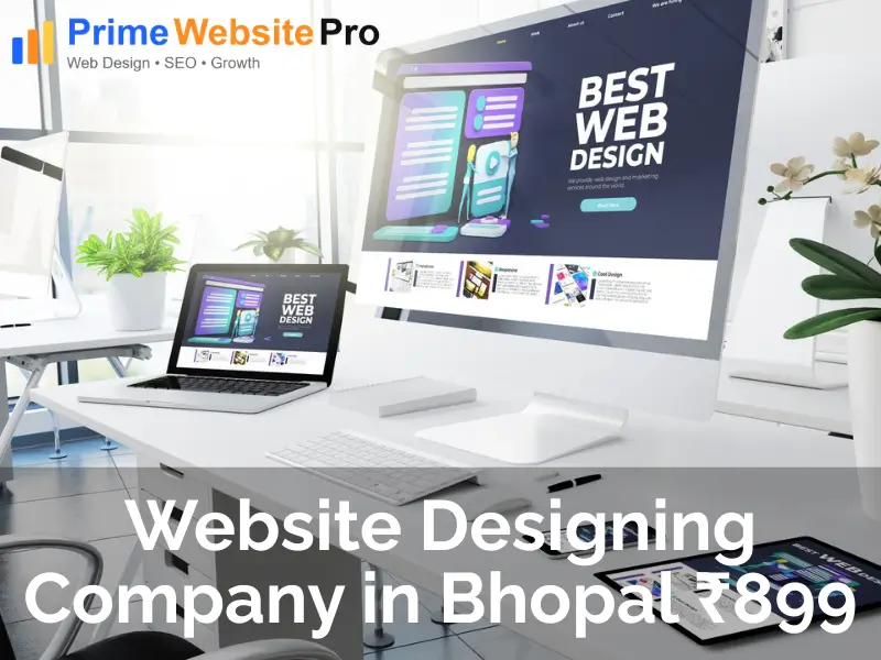 Website Designing Company in Bhopal ₹899