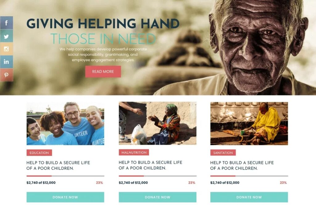 ngo website design