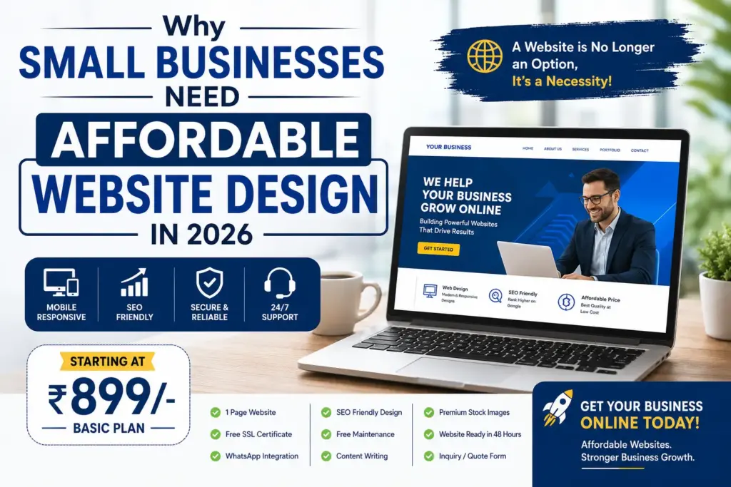 Why Small Businesses Need Affordable Website Design in 2026